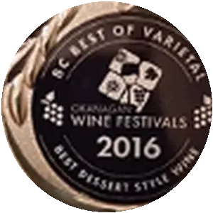 2016 Okanagan Wine Festivals best of varietal medal