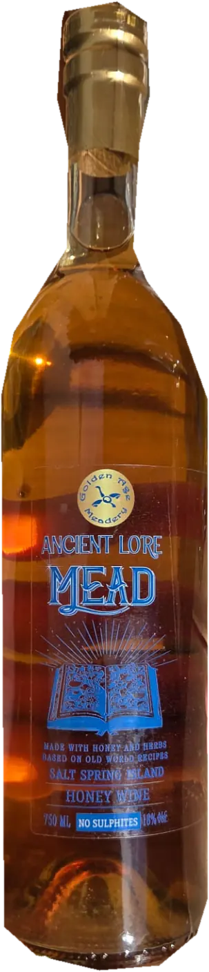 Golden Age Ancient Lore mead, original bottle